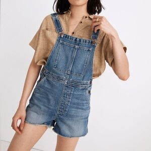 Madewell Adirondack Short Overalls